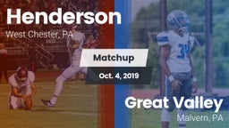 Matchup: Henderson High vs. Great Valley  2019