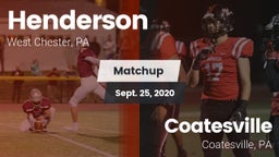 Matchup: Henderson High vs. Coatesville  2020