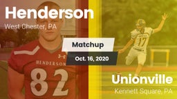 Matchup: Henderson High vs. Unionville  2020