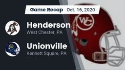 Recap: Henderson  vs. Unionville  2020