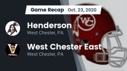 Recap: Henderson  vs. West Chester East  2020