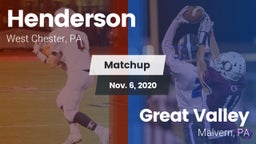 Matchup: Henderson High vs. Great Valley  2020