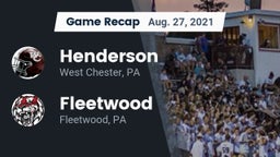 Recap: Henderson  vs. Fleetwood  2021