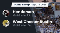 Recap: Henderson  vs. West Chester Rustin  2021