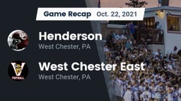 Recap: Henderson  vs. West Chester East  2021