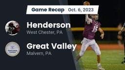Recap: Henderson  vs. Great Valley  2023