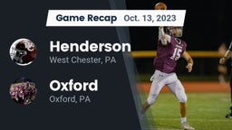 Recap: Henderson  vs. Oxford  2023
