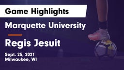 Marquette University  vs Regis Jesuit  Game Highlights - Sept. 25, 2021