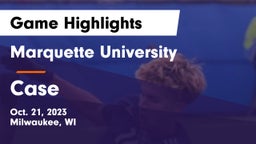 Marquette University  vs Case  Game Highlights - Oct. 21, 2023