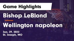 Bishop LeBlond  vs Wellington napoleon  Game Highlights - Jan. 29, 2022