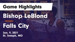 Bishop LeBlond  vs Falls City  Game Highlights - Jan. 9, 2021