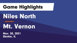 Niles North  vs Mt. Vernon  Game Highlights - Nov. 30, 2021