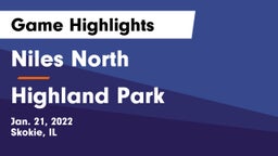 Niles North  vs Highland Park  Game Highlights - Jan. 21, 2022