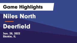 Niles North  vs Deerfield  Game Highlights - Jan. 28, 2022