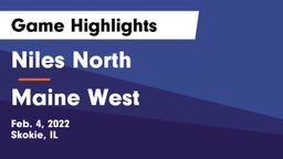 Niles North  vs Maine West  Game Highlights - Feb. 4, 2022