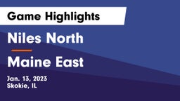 Niles North  vs Maine East  Game Highlights - Jan. 13, 2023