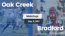 Matchup: Oak Creek High vs. Bradford  2017