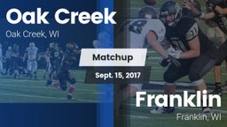 Matchup: Oak Creek High vs. Franklin  2017
