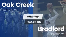 Matchup: Oak Creek High vs. Bradford  2019