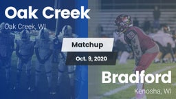 Matchup: Oak Creek High vs. Bradford  2020