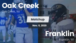 Matchup: Oak Creek High vs. Franklin  2020