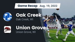 Recap: Oak Creek  vs. Union Grove  2022