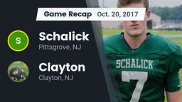 Recap: Schalick  vs. Clayton  2017