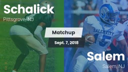 Matchup: Schalick  vs. Salem  2018