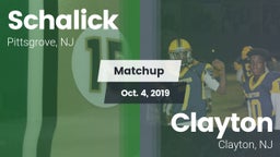 Matchup: Schalick  vs. Clayton  2019