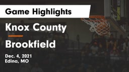 Knox County  vs Brookfield  Game Highlights - Dec. 4, 2021