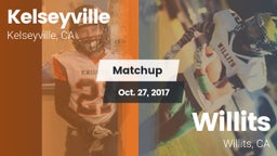 Matchup: Kelseyville High vs. Willits  2017