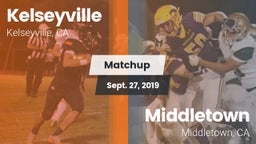 Matchup: Kelseyville High vs. Middletown  2019