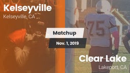 Matchup: Kelseyville High vs. Clear Lake  2019