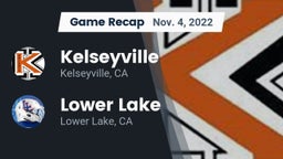 Recap: Kelseyville  vs. Lower Lake  2022