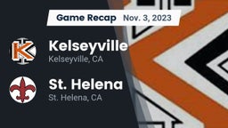 Recap: Kelseyville  vs. St. Helena  2023