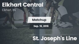 Matchup: Elkhart Central vs. St. Joseph's Line 2016