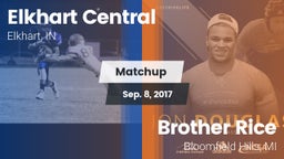 Matchup: Elkhart Central vs. Brother Rice  2017