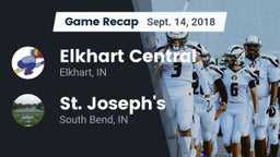 Recap: Elkhart Central  vs. St. Joseph's  2018