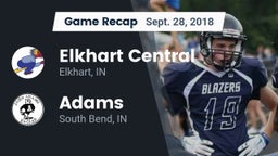 Recap: Elkhart Central  vs. Adams  2018