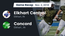 Recap: Elkhart Central  vs. Concord  2018