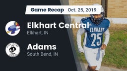 Recap: Elkhart Central  vs. Adams  2019