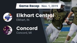Recap: Elkhart Central  vs. Concord  2019