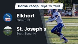 Recap: Elkhart  vs. St. Joseph's  2020