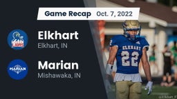 Recap: Elkhart  vs. Marian  2022