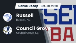 Recap: Russell  vs. Council Grove  2020
