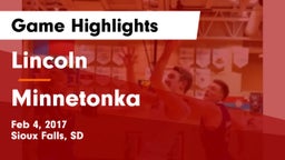 Lincoln  vs Minnetonka  Game Highlights - Feb 4, 2017