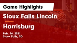Sioux Falls Lincoln  vs Harrisburg  Game Highlights - Feb. 26, 2021
