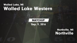 Matchup: Walled Lake Western vs. Northville  2016