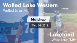 Matchup: Walled Lake Western vs. Lakeland  2016