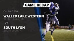 Recap: Walled Lake Western  vs. South Lyon  2016